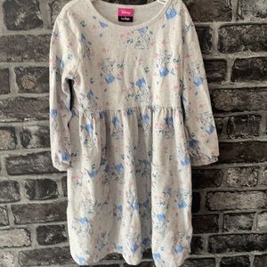 pair of long sleeved frozen dresses